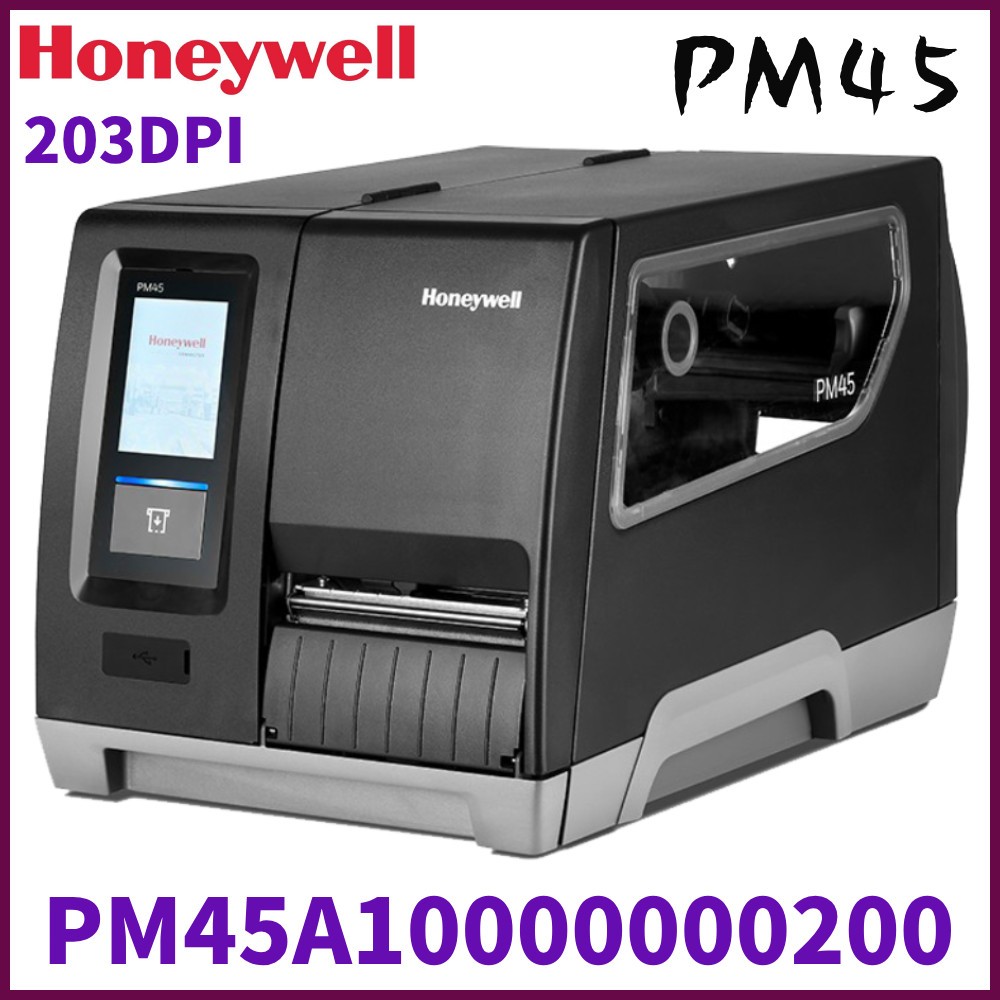 Honeywell PM45A10000000200 Barcode Label Printer 203 dpi Full Touch Display PM45