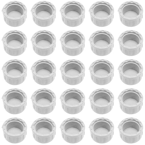 PVC Pipe End Cap 1/2-inch NPT Pipe Plug With Internal Thread Plug For White