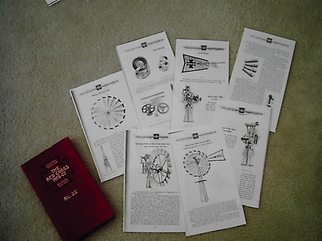 Red Cross Steel Back Geared Windmill Descriptive Guide