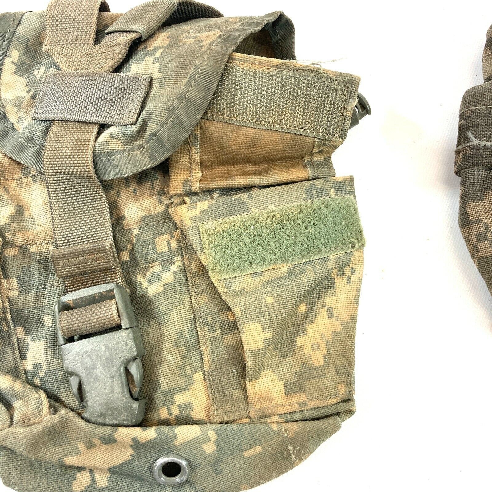 MOLLE II 1 QT Canteen / Utility Pouch ACU with OD Canteen VGC