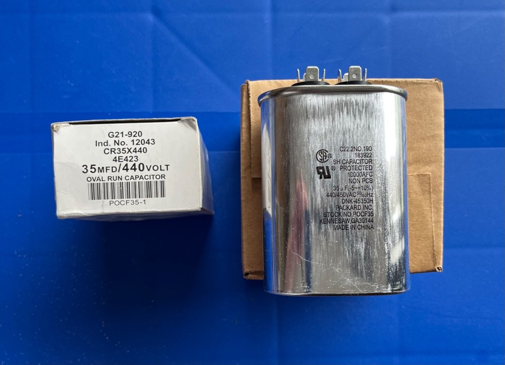 35 MFD 440VAC Compressor Capicator