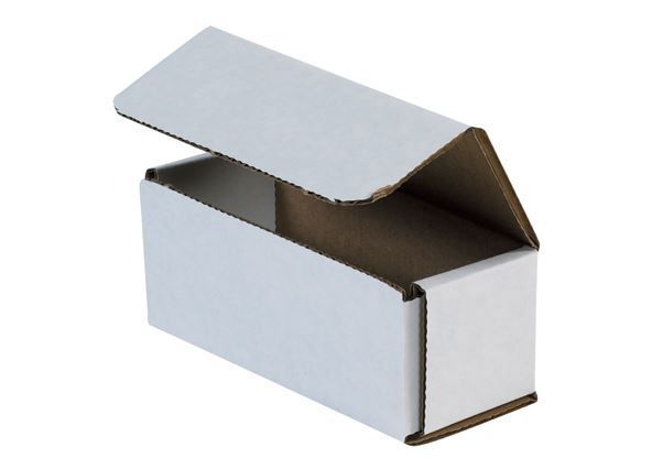 Pick Quantity! 1-650 5x2x2" White Corrugated Mailer Small Folding Box Light Ship