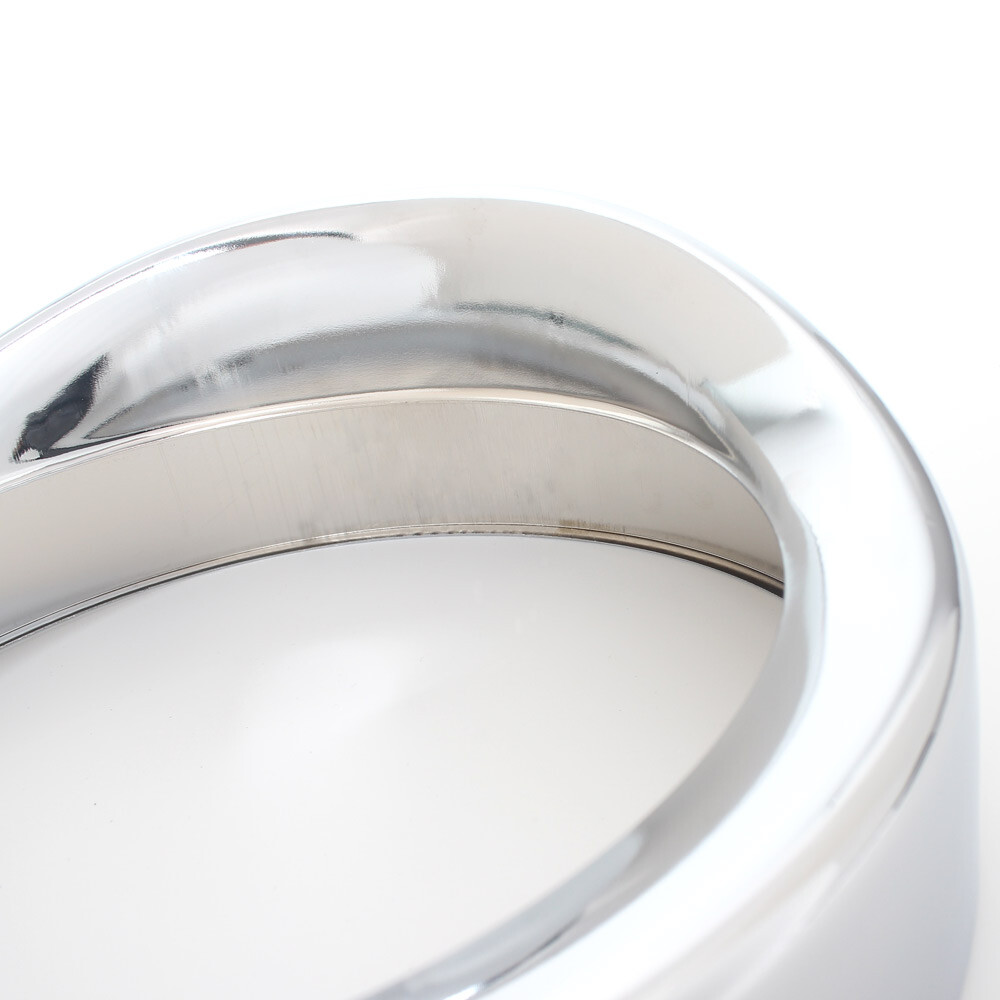 Chrome 7" Headlight Trim Ring Visor Bezel for Harley Touring Road King Softail