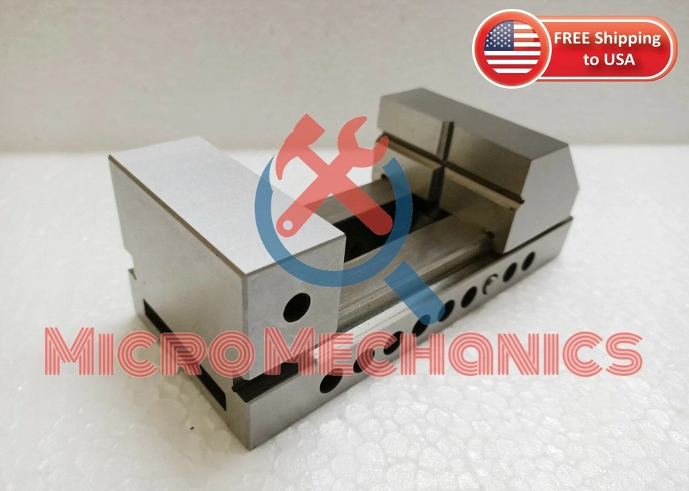 4'' Screwless Tool Making Grinding Precision Ground Vise .0002" Square Parallel