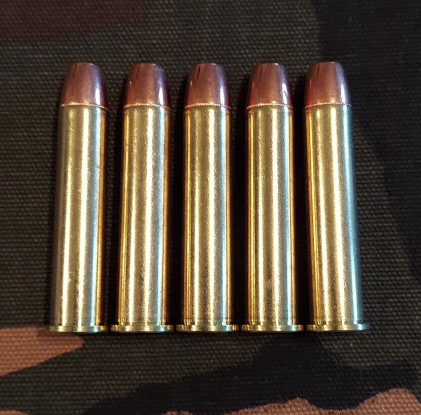 45-70 GOVERNMENT SNAP CAPS SET OF 5, BRASS AND FMJ, REAL 350gr WEIGHT!!!