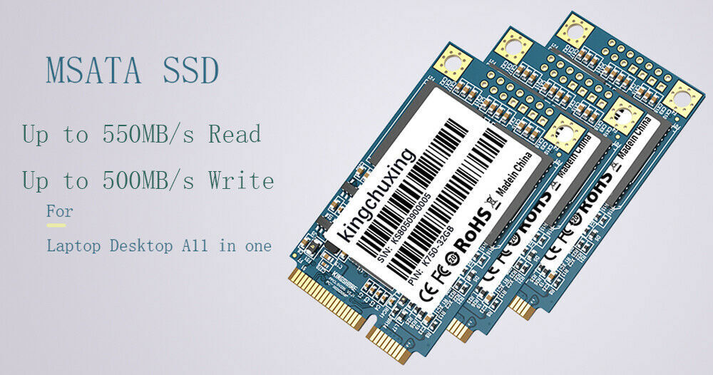 Kingchuxing mSATA Ⅲ Internal Solid State Drive 128GB Desktop Laptop High Speed