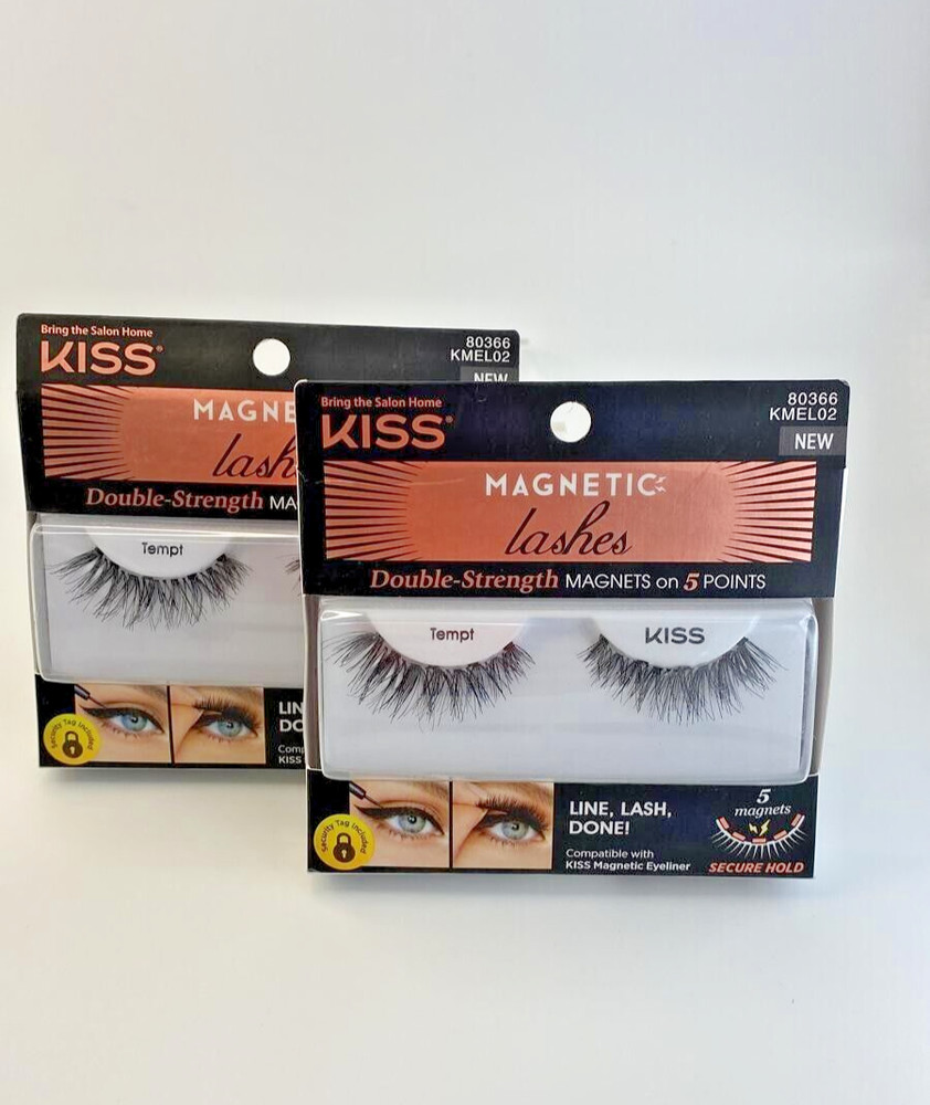 2PK - KISS Magnetic False Eyelashes, Tempt