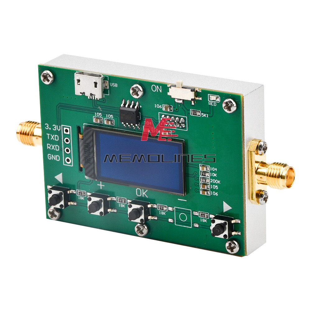 Digital Attenuator 30DB Step 0.25DB OLED Pogrammable Attenuator Module 6Ghz RF