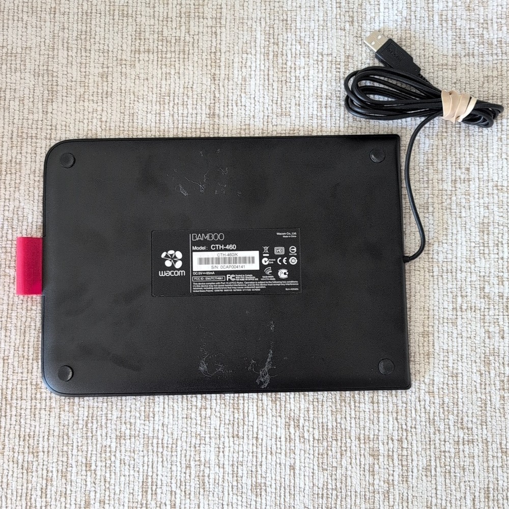Wacom Bamboo CTH-460 Graphics Drawing Tablet NO PEN