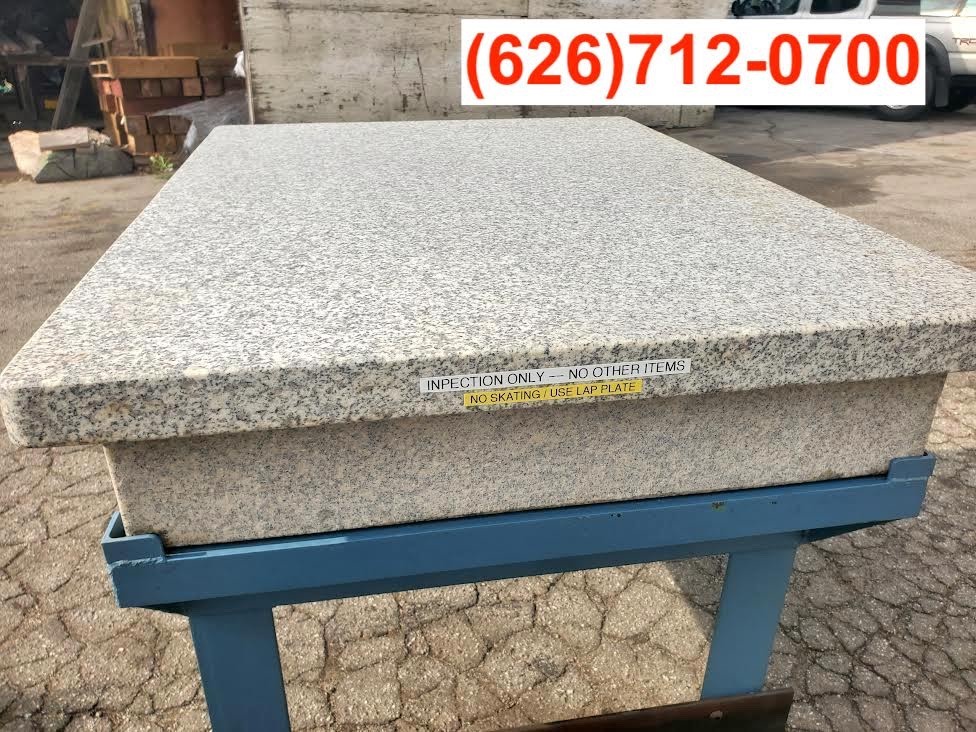 PRECISION Granite Table Surface Inspection Plate 36" x 48" x 6"