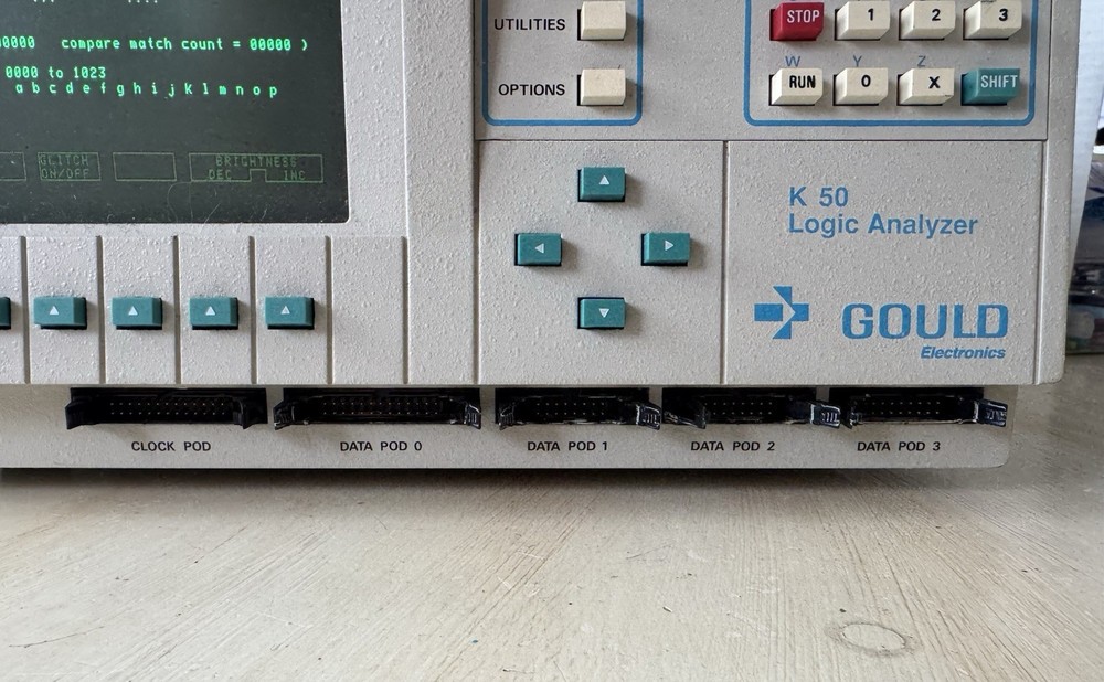 Gould K-50 Logic Analyzer Model 8711FB035 General Purpose Powers On (Untested)