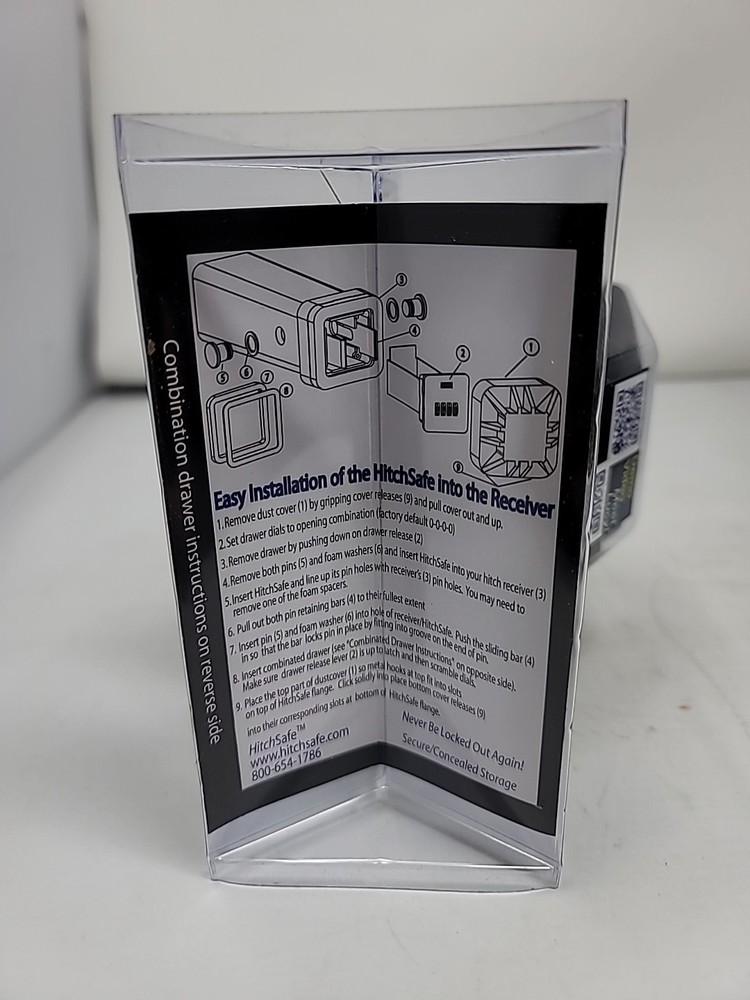 HitchSafe Key Vault Hidden Storage Lock Box HS7000