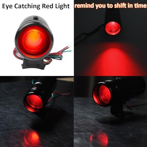 Tacho Gauge Shift Light Car Adjustable Tachometer Shift Alarm Light Red Light