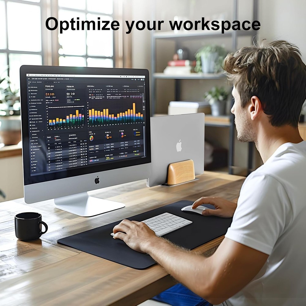 Double fixed bracket portable vertical Laptop Holder stand