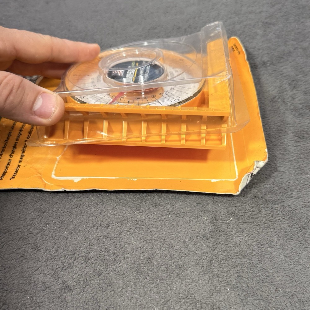 Johnson 700 Plastic Yellow Magnetic Angle Locator Dial Post Level Construction