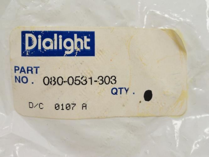 180927 New-No Box; Dialight 080-0531-303 Incandescent Panel Mount Lens; Green