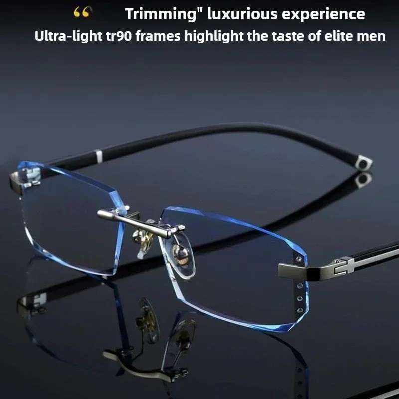 Clarity Blue Glasses Automatic Adjustment Eye Glass Reading Strain Screen Gaming