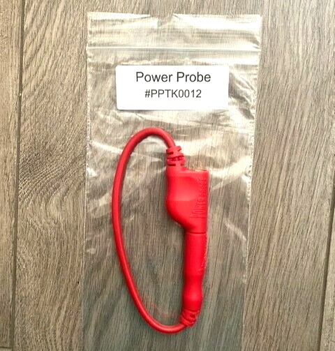Power Probe 12" Stackable Extension Lead Standard 4mm plugs & jack Red #PPTK0012