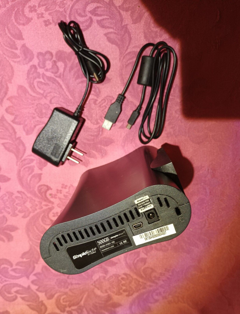 SimpleTech SimpleDrive 500GB USB External Hard Drive