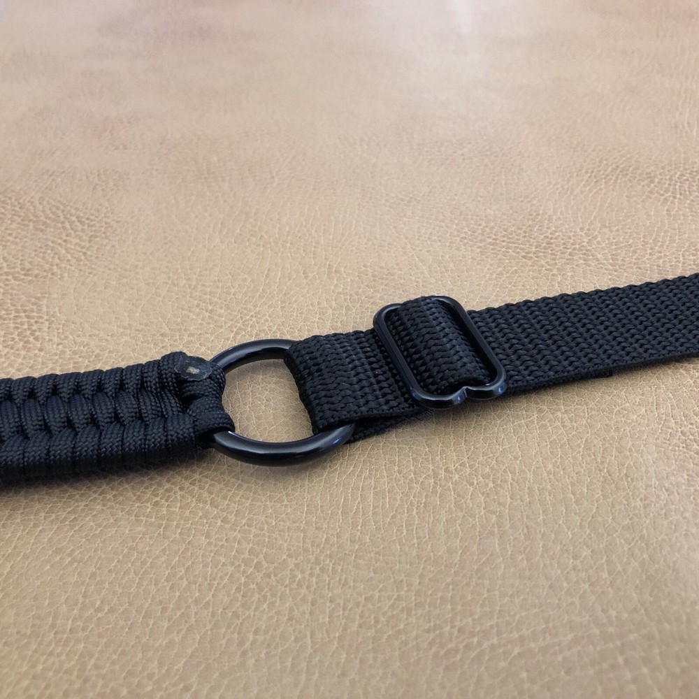 Black QD Handmade Tactical 2 Point Paracord Gun Rifle Sling Pull Loop