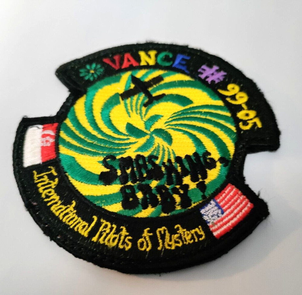 VANCE #99-05 Aviation Air Force Pilot Patch - Austin Powers Theme USA