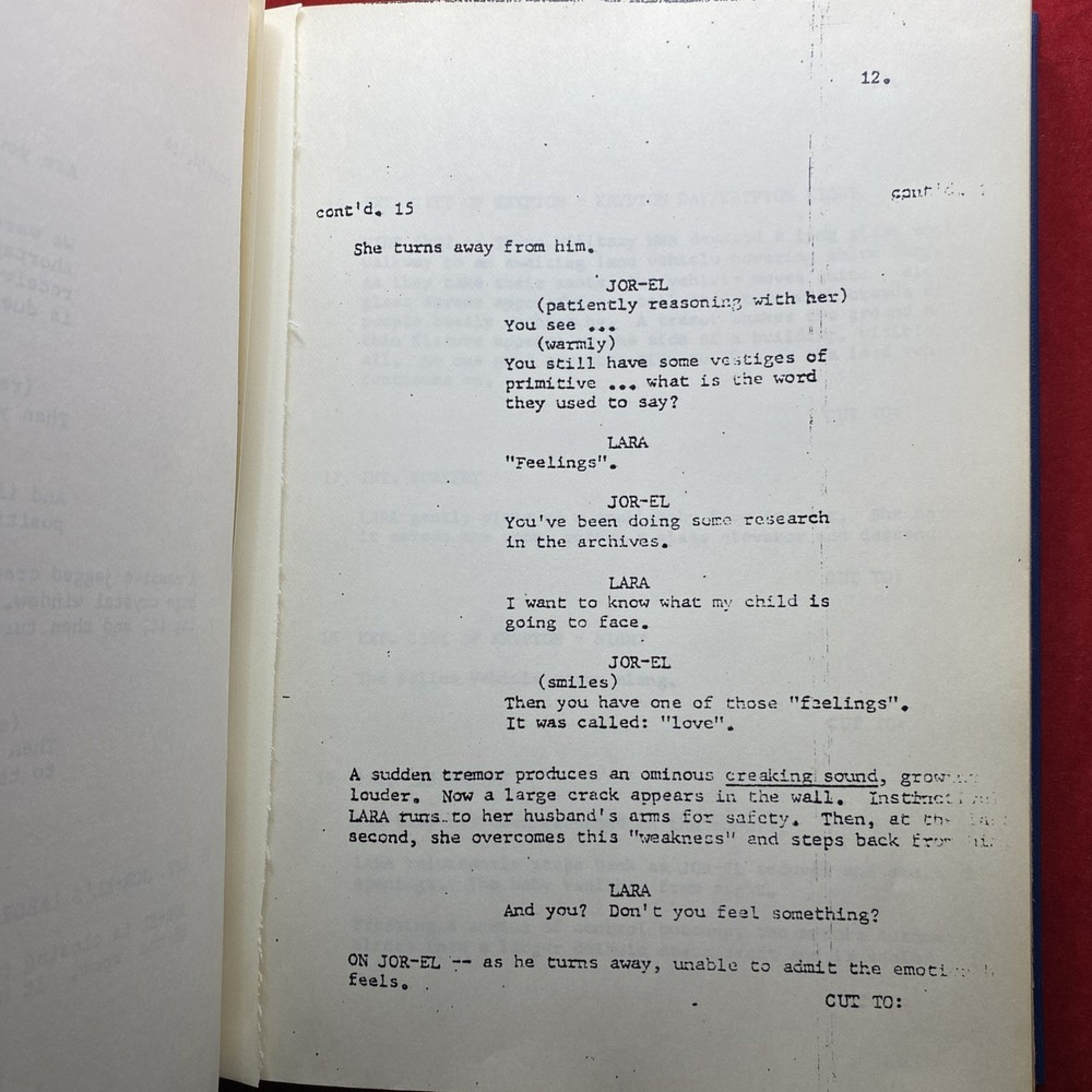 Bound Superman Final Screenplay 1976