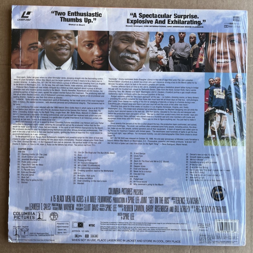 Get on the Bus (Laserdisc, 1997)