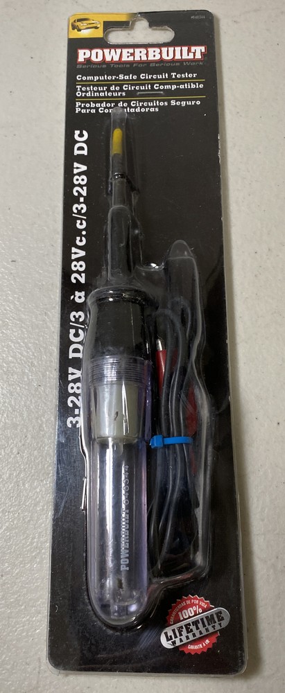 Powerbuilt Computer Safe Circuit Tester - 648344