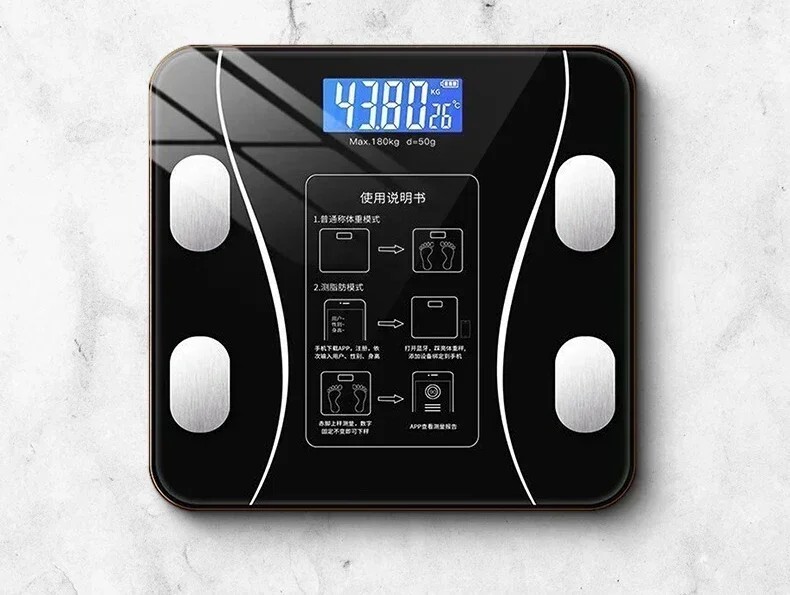 Smart Bluetooth Body Fat Scale - Ultra-Precise Digital Weight Scale for Home