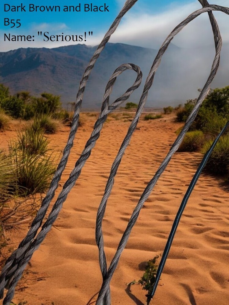 Flemish Twist Bowstring  B55 / DARK BROWN & BLACK / PICK STRING LENGTH! $18.95
