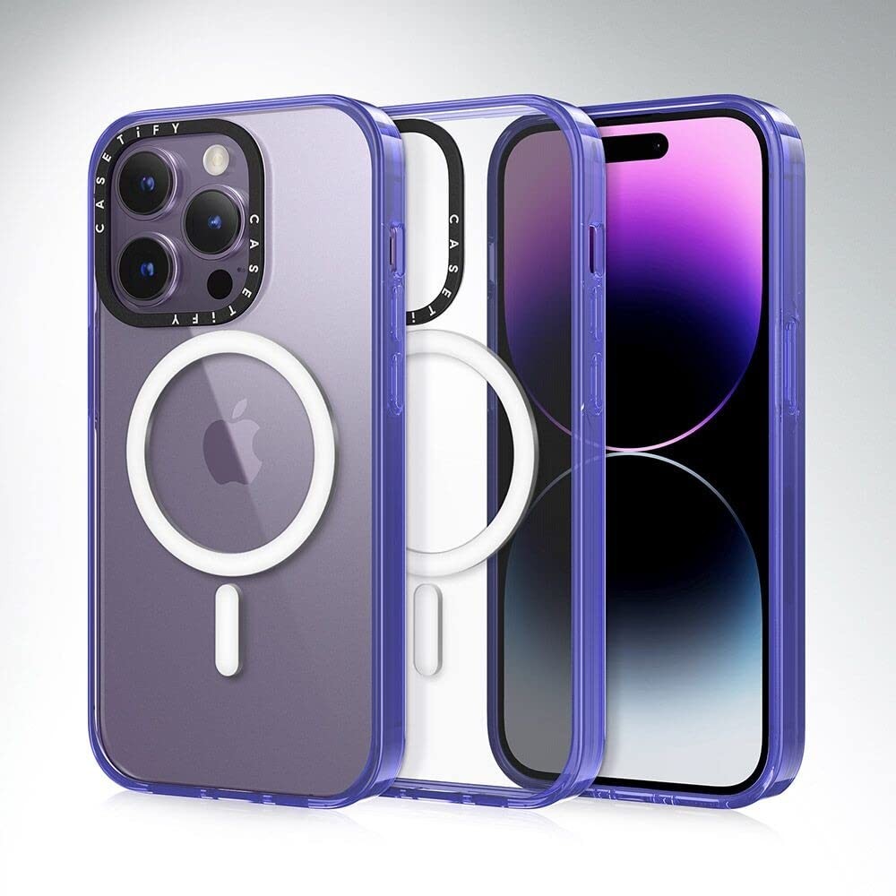 CASETiFY Compact iPhone 14 Pro Case 2X Mil-Grade Drop Tested 4ft Protection Clea