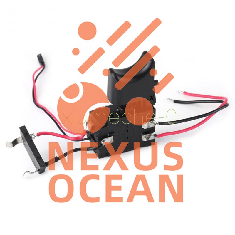 7.2V-24V 16A Electric Cordless Drill Trigger Switch Push Button With Small Light