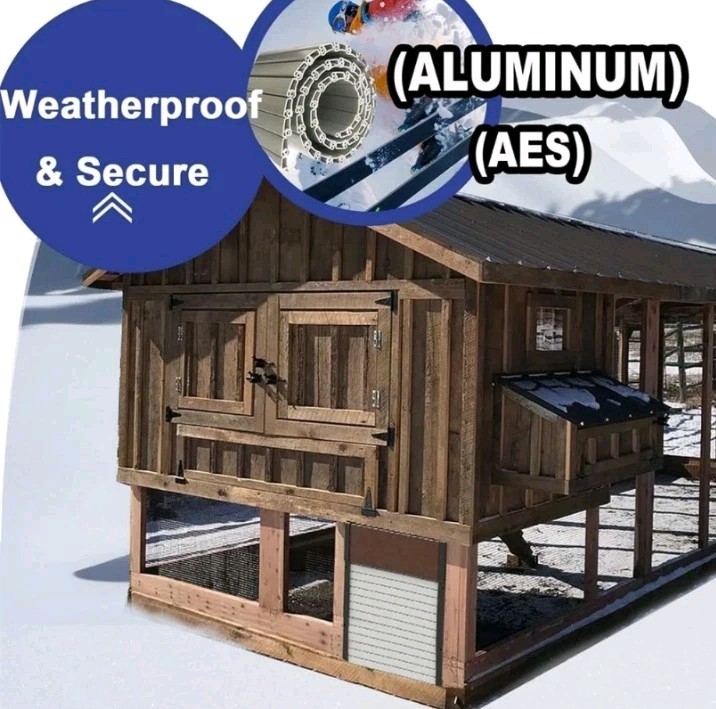 Automatic Chicken Coop Door Solar Powered Opener with Timer & Light Sensor NEW