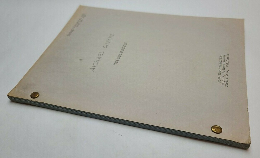 MICHAEL SHAYNE / Leonard Heideman 1961 TV Script "The Body Beautiful"