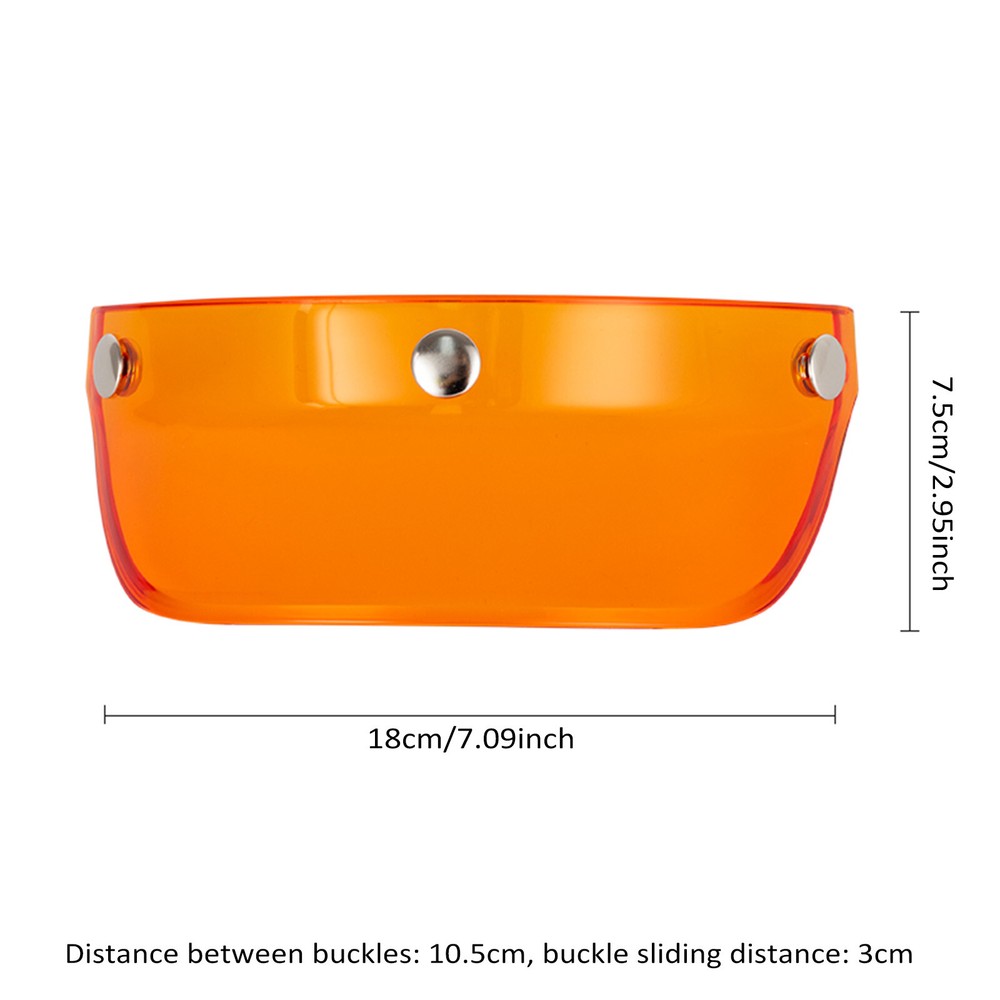 Motorcycle Visor Motorcycle 3/4 Open - Q6E4