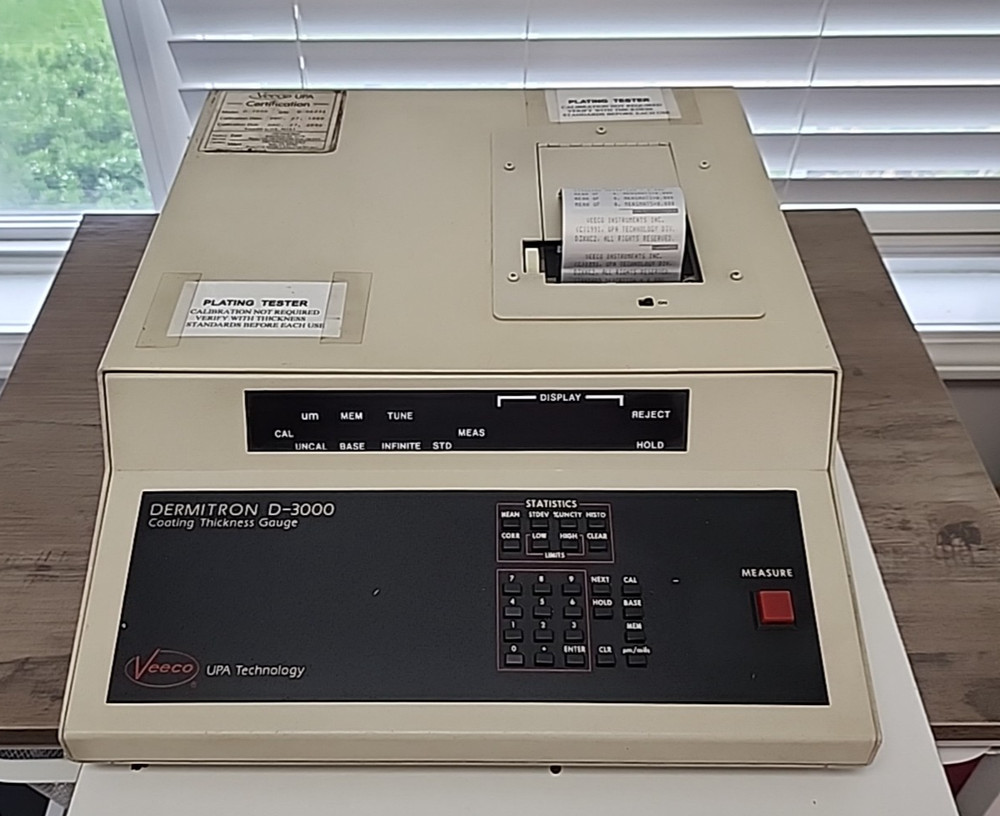 UPA TECHNOLOGY DEMITRON D-3000 PRECISION COATING THICKNESS GAUGE