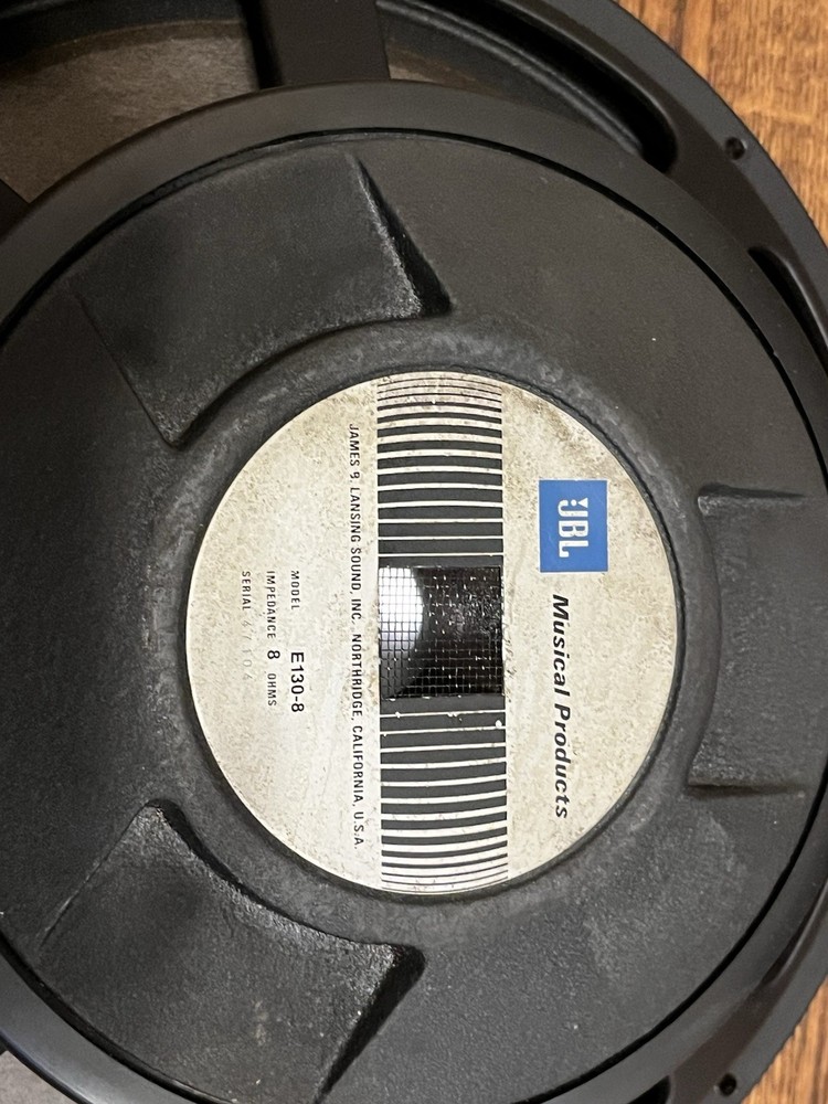 JBL E130-8 Full-Range Speaker Unit Single Tested & Working