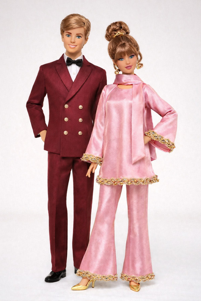 BARBIE KEN Doll Sewing Pattern Simplicity 9054 Outfits Alan Andy