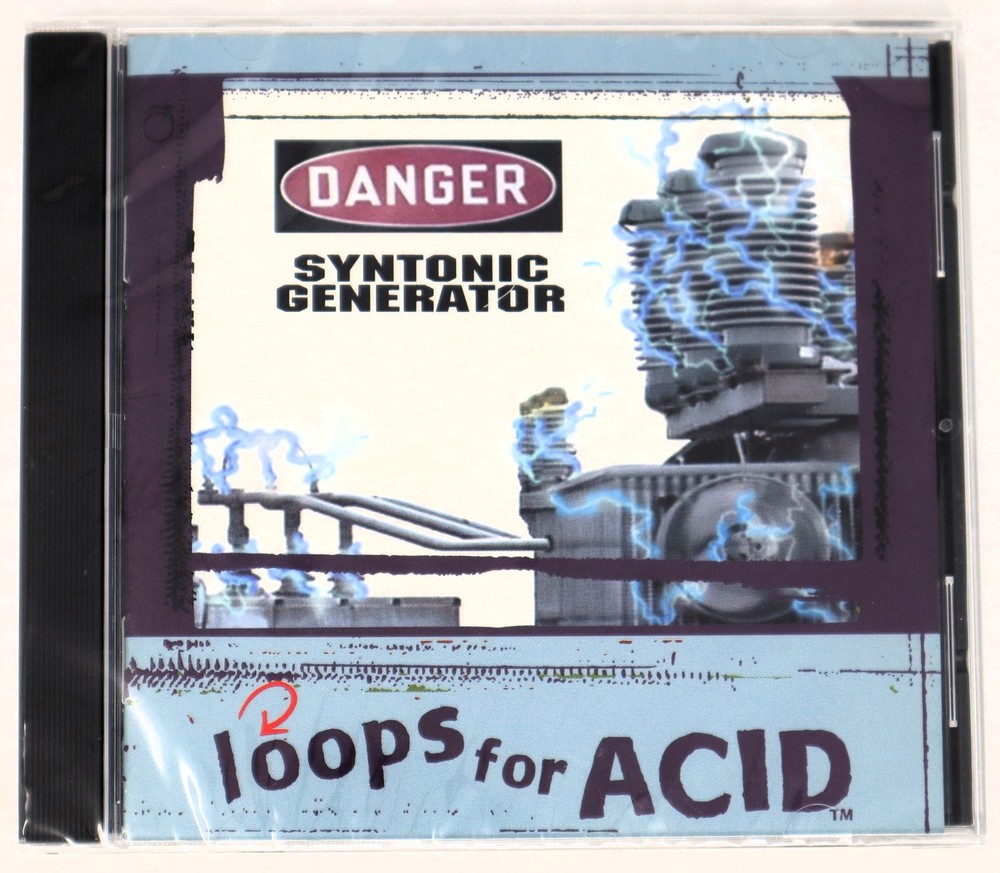 Sonic Foundry Syntonic Generator Loops For Acid Sample/Sound Library/Sampling CD