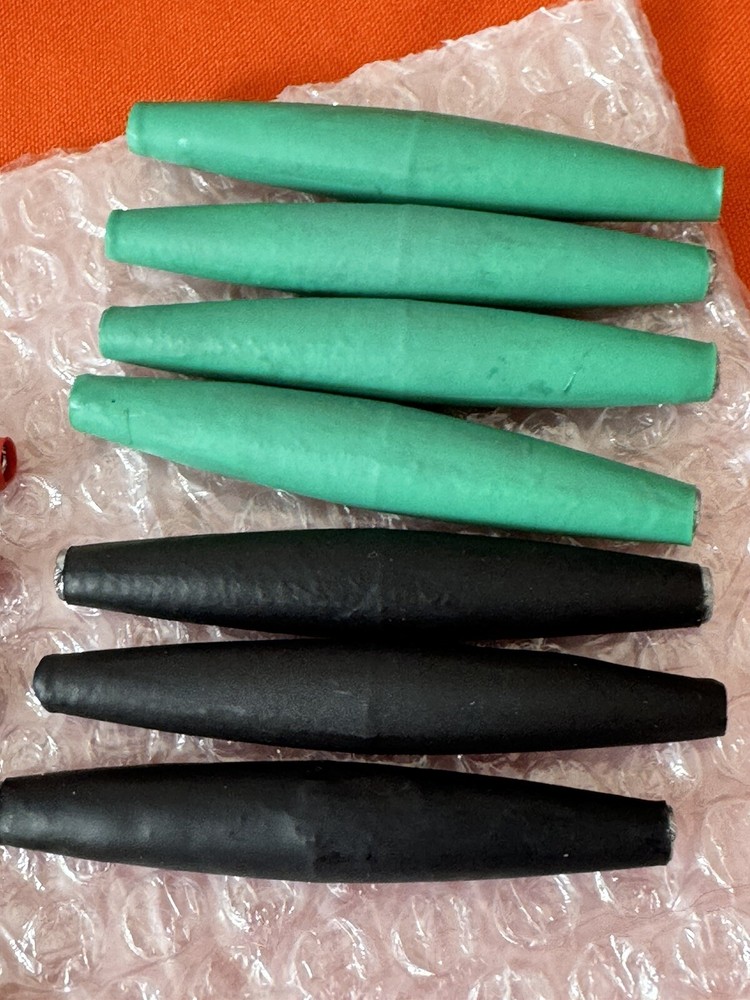 Inline DEAD BAIT Weights X 3 Rubber Coated 2.5oz Each, PIKE, Zander