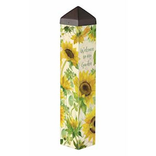Studio M 20" Art Pole Gathering Sunflowers