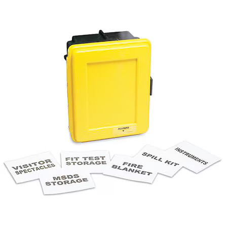 ALLEGRO INDUSTRIES 4500Y Medium Generic Wall Case, Yellow