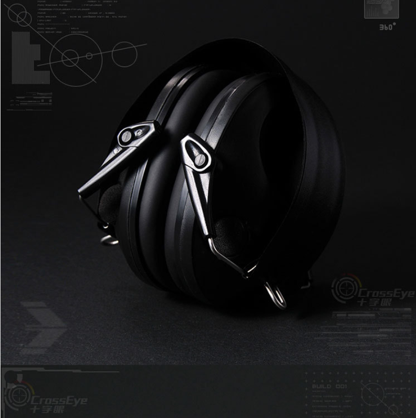 Foldable Electronic Ear Muffs Noise Blocking Shooting Hearing Safety Protector
