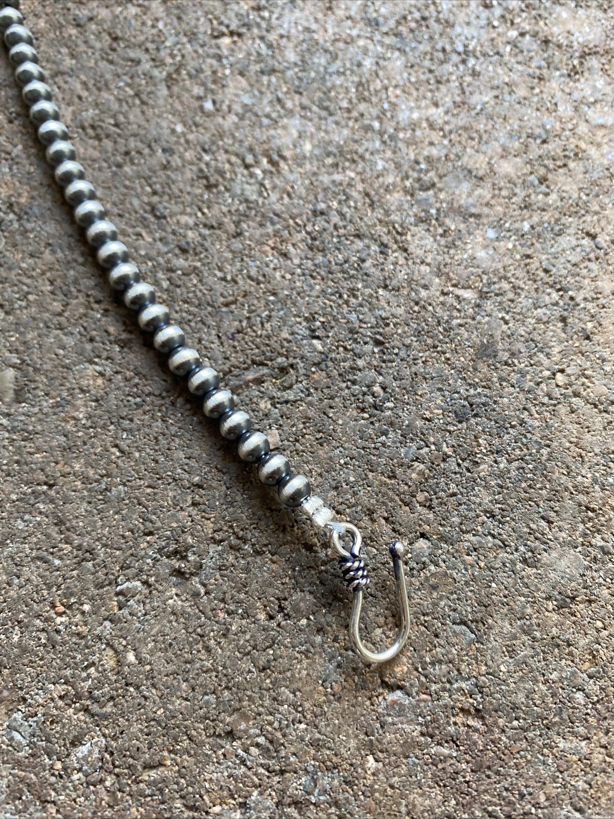 Necklace Extender Sterling Silver Pearls Bead 4mm 4 Inch