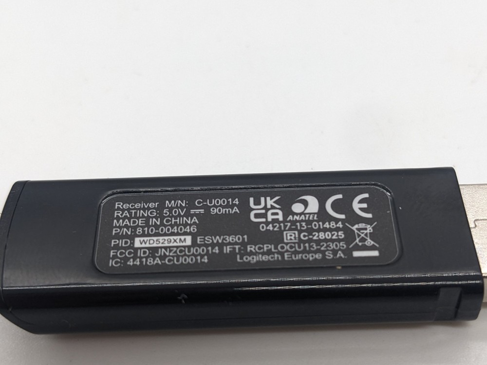 USB dongle ONLY Logitech R400 wireless presenter remote C-U0014 receiver