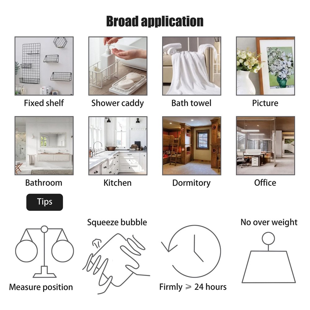 Adhesive Corner Shower Caddy Hook,Multipurpose Iron Shelf Holder;Bathroom Bas...