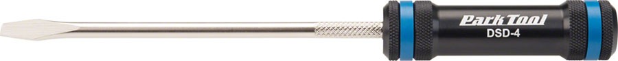 Park Tool DSD-4 Precision Flat Screwdriver - CNC Heat-Treated Chrome Vanadium,