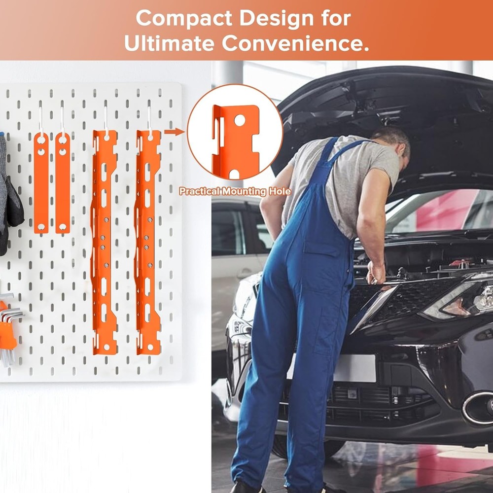 2 PCS Wheel Toe Alignment Tool Plate Automotive Wheel Alignment Tool - Orange