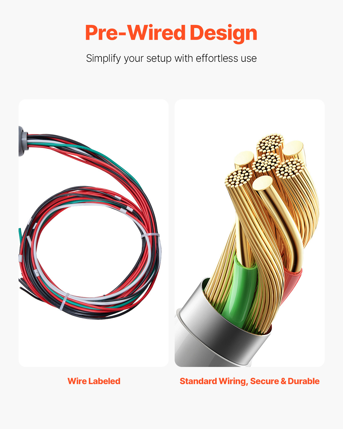 VEVOR Manual Transfer Switch 50A Generator Transfer Switch Kit NEMA 3R 12500W