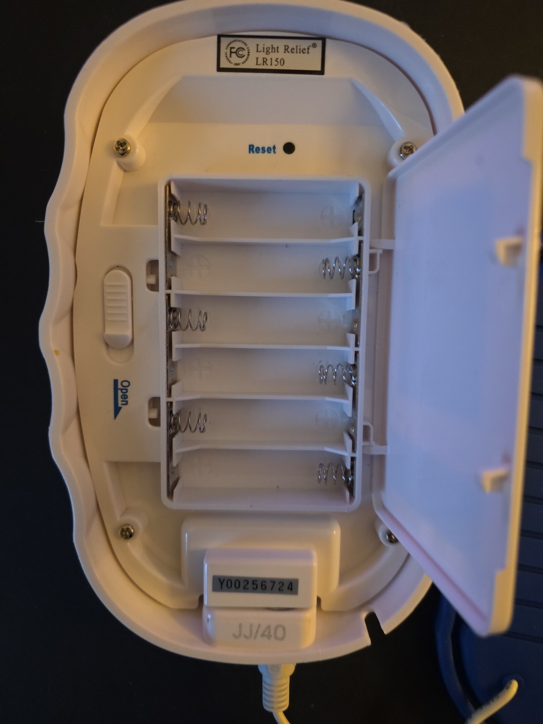 Light Relief Infrared Red Light Pain Reliever Therapy Device LR150 w/Pad - Works